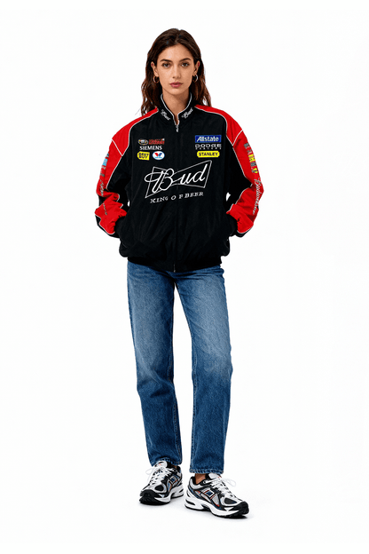 Budweiser Racing Vintage Jacket - Black Edition