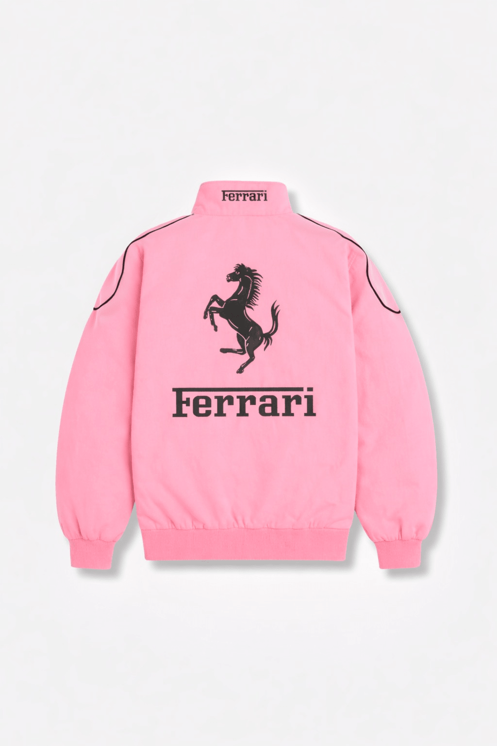 Ferrari F1 Vintage Racing Jacket - Pink Cotton Edition