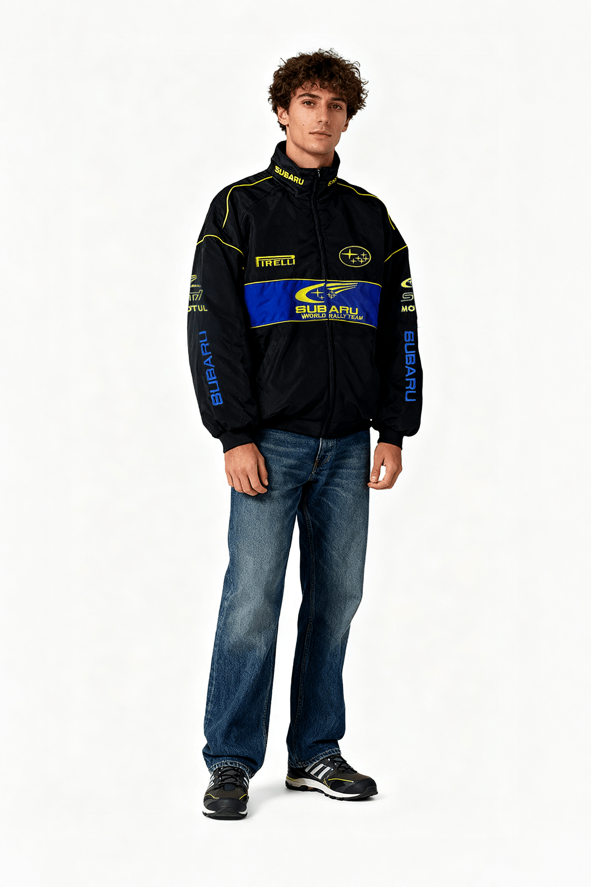 Subaru Rally Vintage Racing Jacket - Black Edition